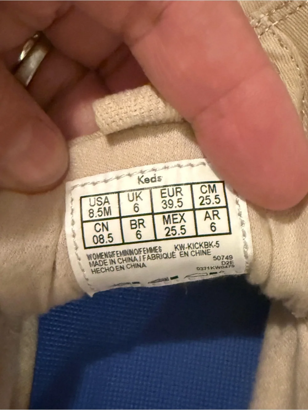 Keds Men’s Beige Canvas Sneakers